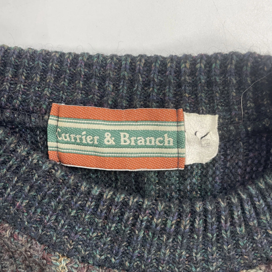Vintage Carrier & Branch Crewneck Sweater Size XL