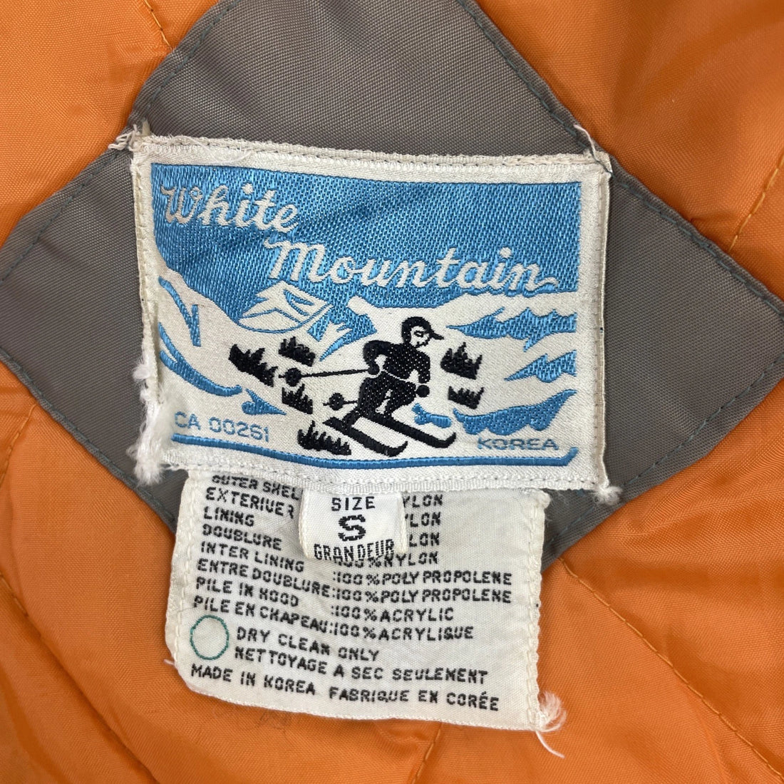 Vintage White Mountain Ski Parka Coat Jacket Size Small