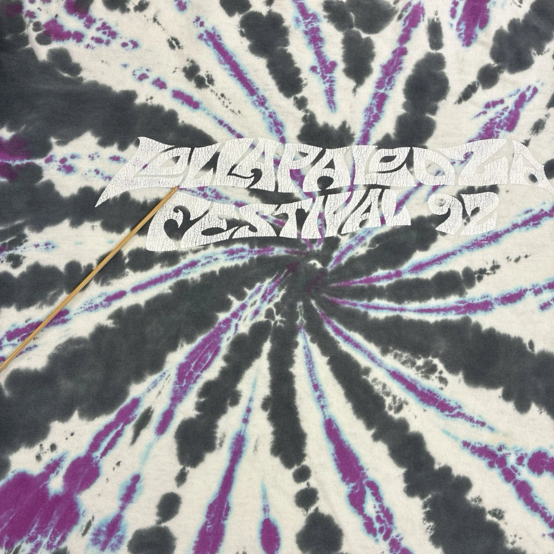 Vintage Lollapalooza Music Festival Tie Dye T-Shirt Size XL 1992 90s