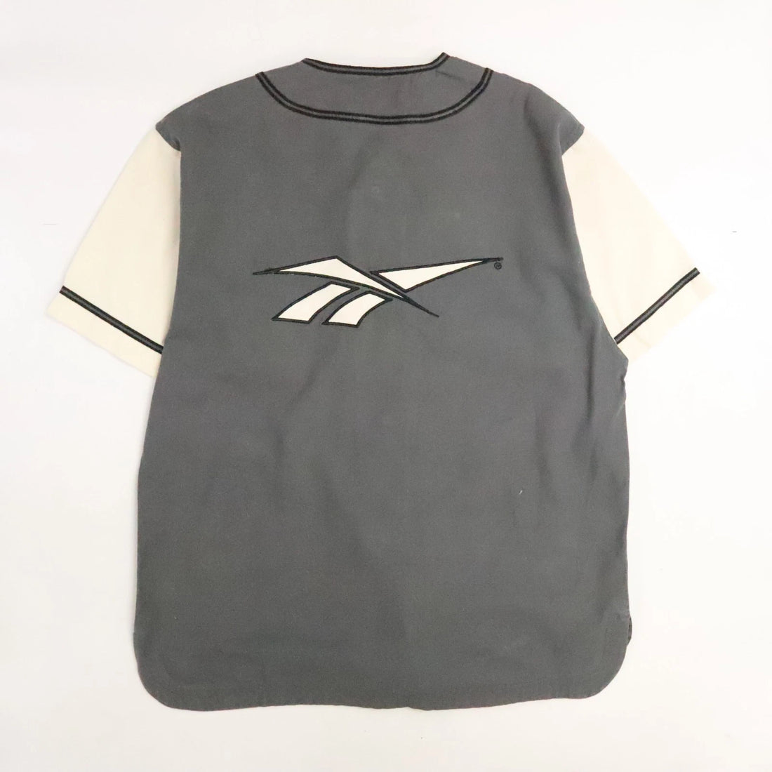 Vintage Reebok Baseball Jersey Size Medium Gray