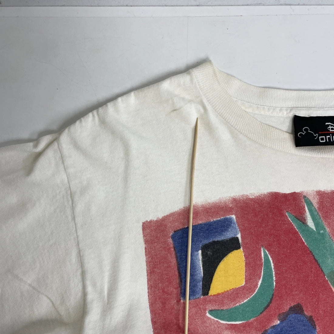 Vintage Mickey Mouse Art Painting Disney T-Shirt One Size 90s