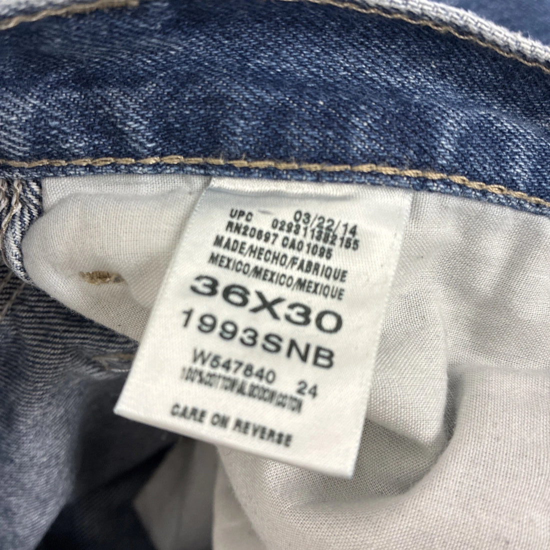 Dickies Carpenter Work Denim Jeans Pants Size 36 X 30
