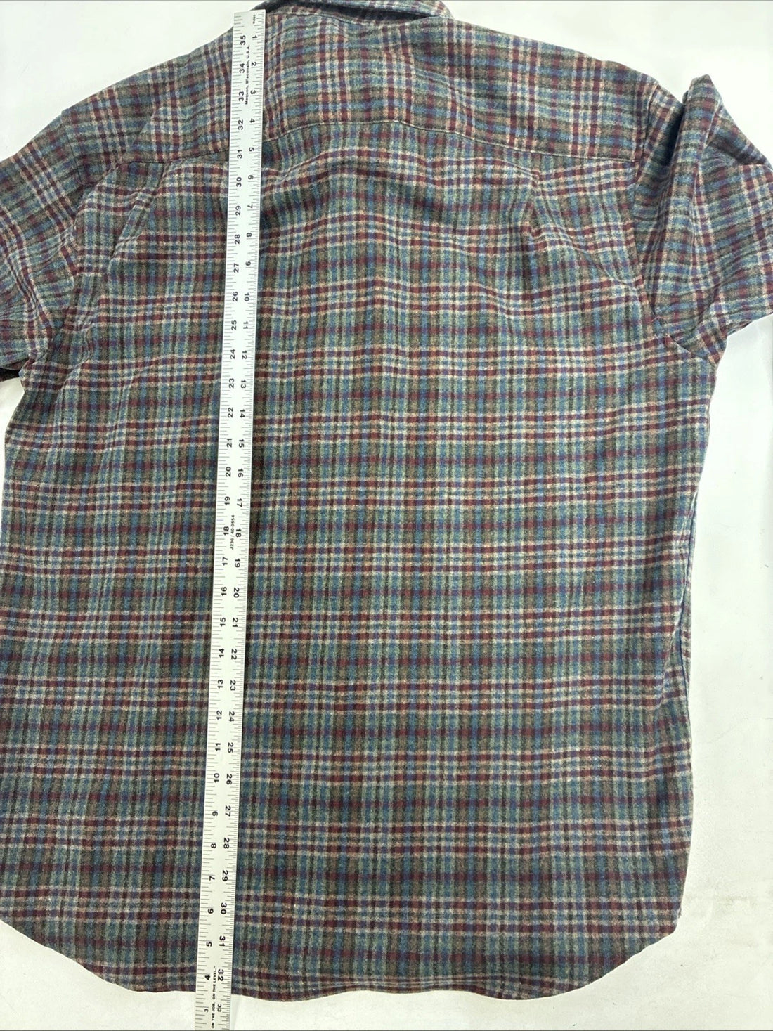 Vintage Pendleton Wool Lodge Button Up Shirt Size Large