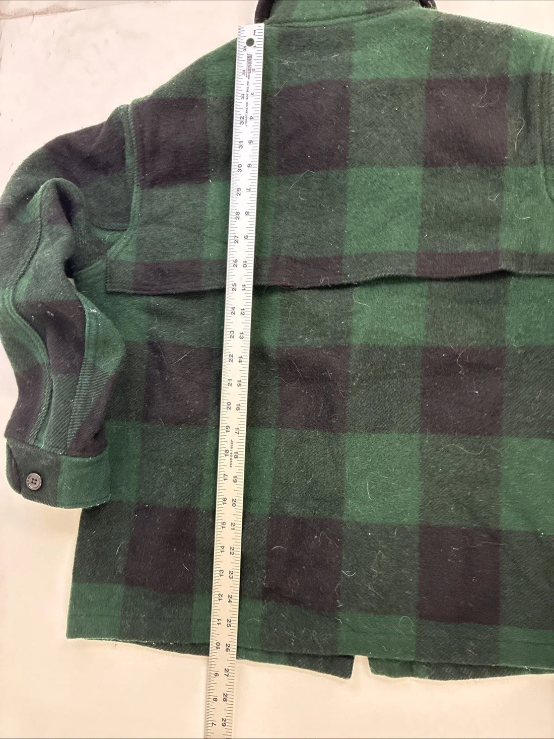 Vintage Woolrich Wool Zip Shirt Jacket Size Large 80s 90s