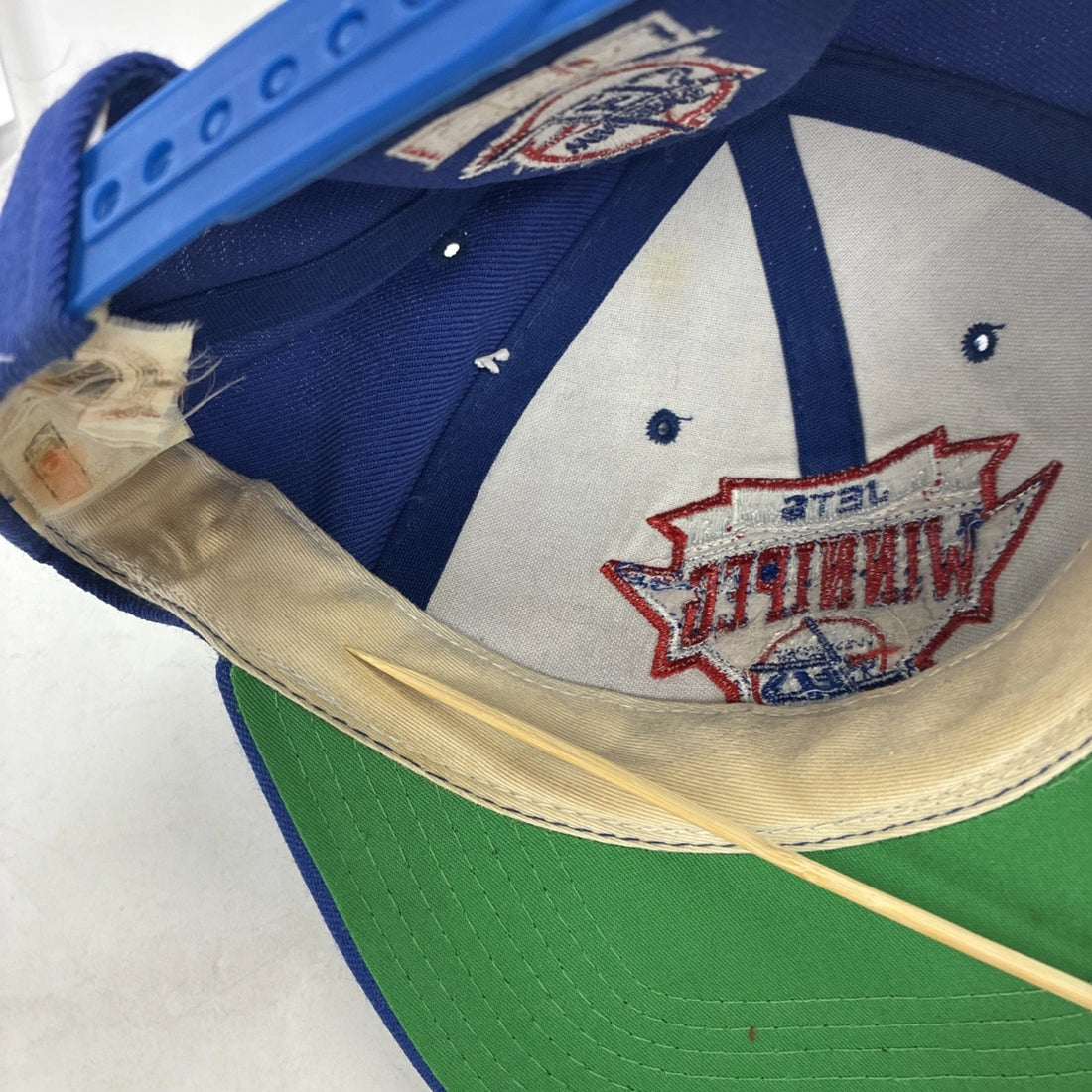 Vintage Winnipeg Jets American Needle Wool Snapback Hat OSFA NHL