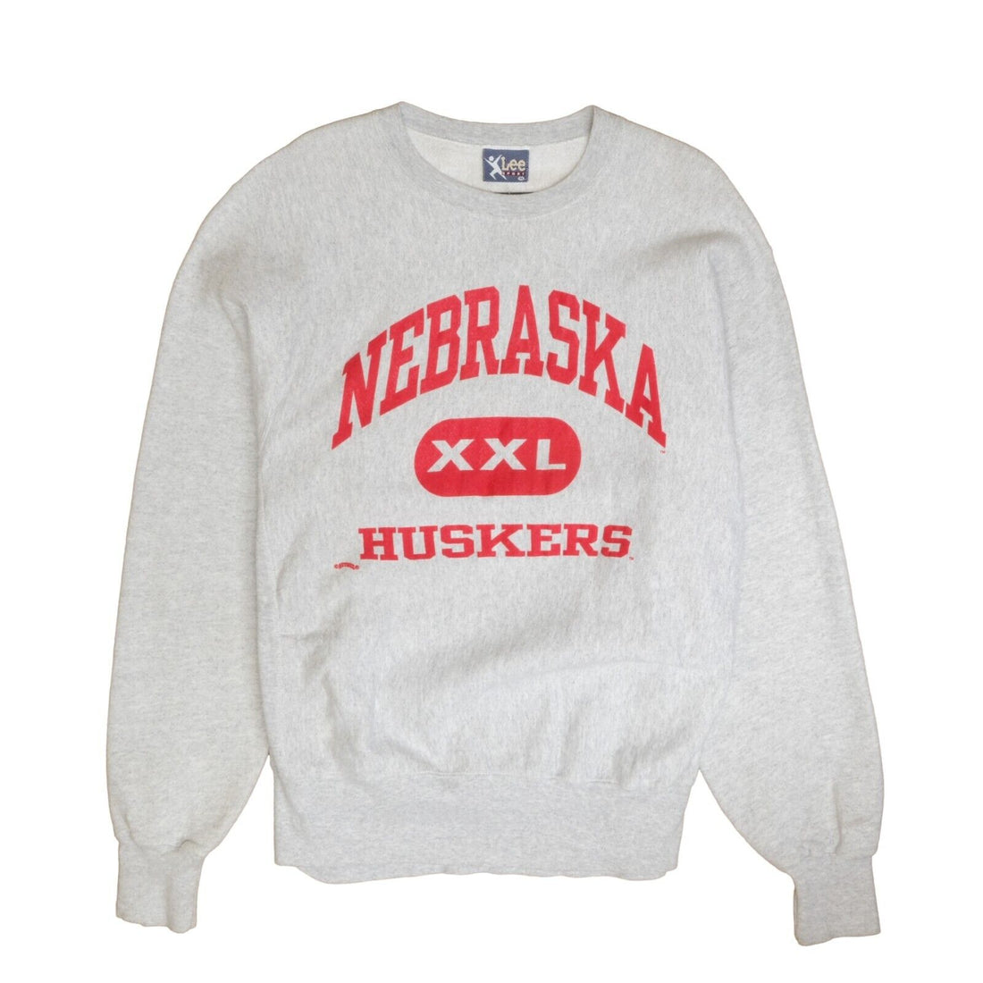 Vintage Nebraska Cornhuskers Sweatshirt Crewneck Size XL Gray NCAA