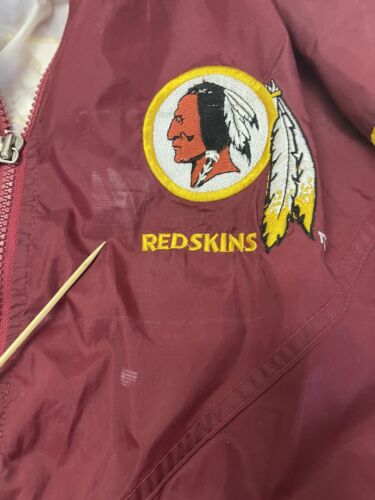 Vintage Washington Redskins Starter Windbreaker Jacket Size Large Red 90s NFL