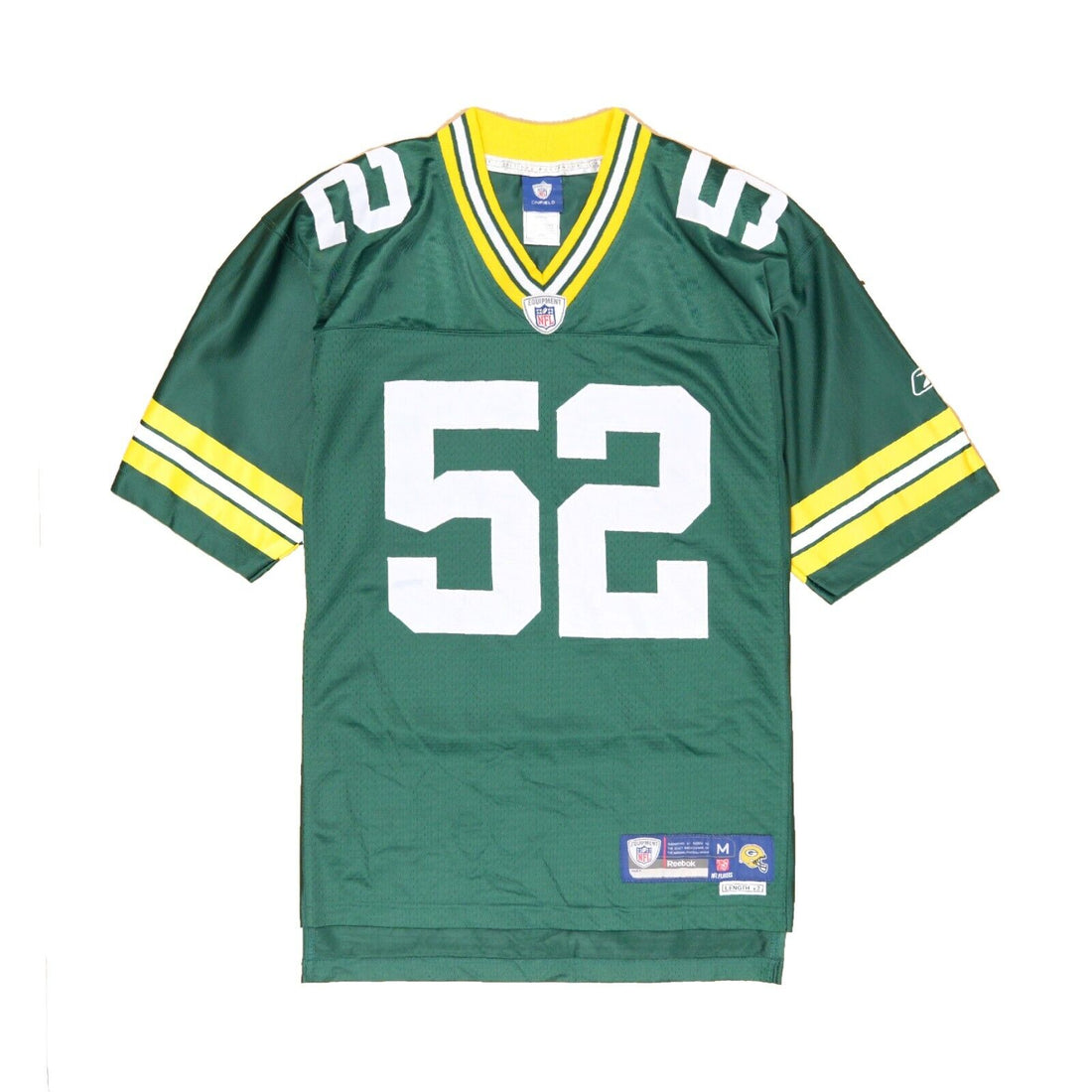 Green Packers Clay Reebok Football Jersey Size Medium NFL – Throwback Vault