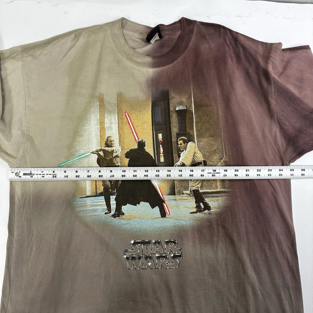 Vintage Star Wars Tie Dye Movie Promo T-Shirt Size XL
