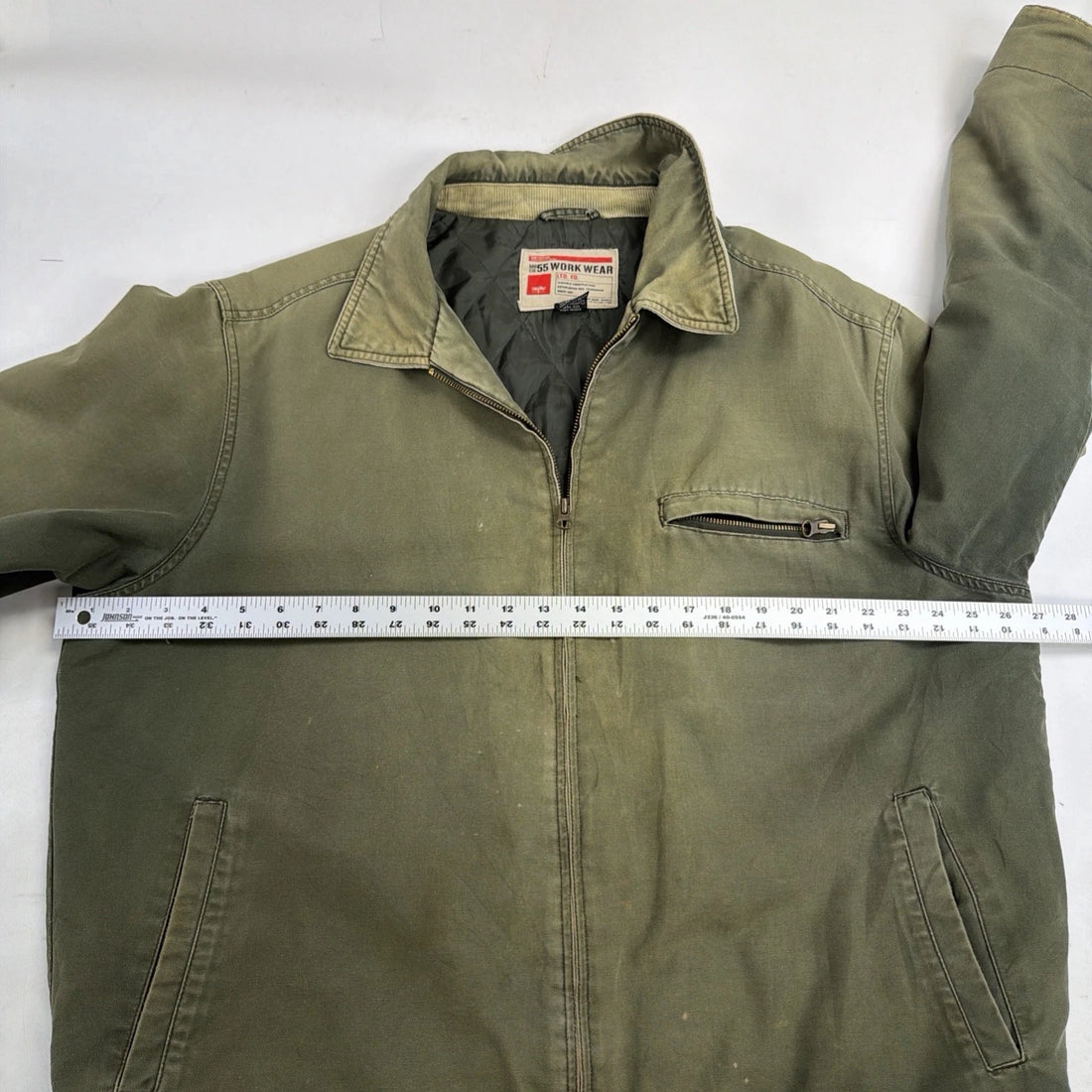 Mossimo Mo Co 55 Work Jacket Size Large Green Detroit Style