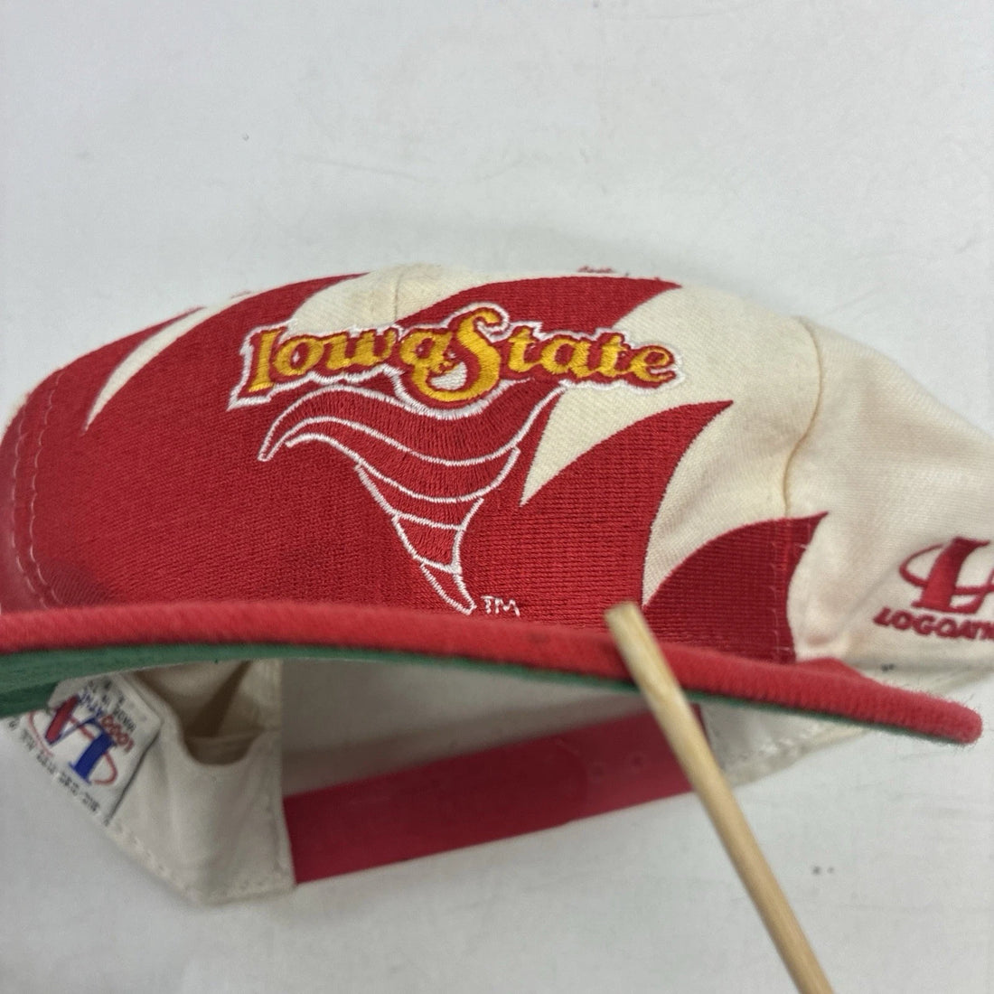 Vintage Iowa State Cyclones Sharktooth Logo Athletic Wool Snapback Hat OSFA NCAA