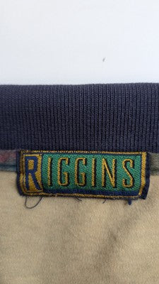 Vintage Riggins Paisley Shirt Size Large All Over Print