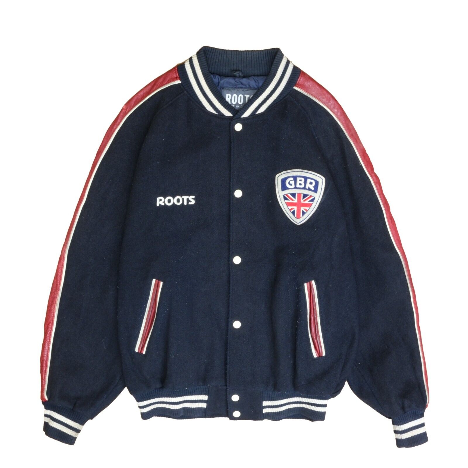 Roots clearance baseball jacket