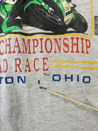 Vintage Camel Supercycle National Championship Racing T-Shirt Size 2XL Gray