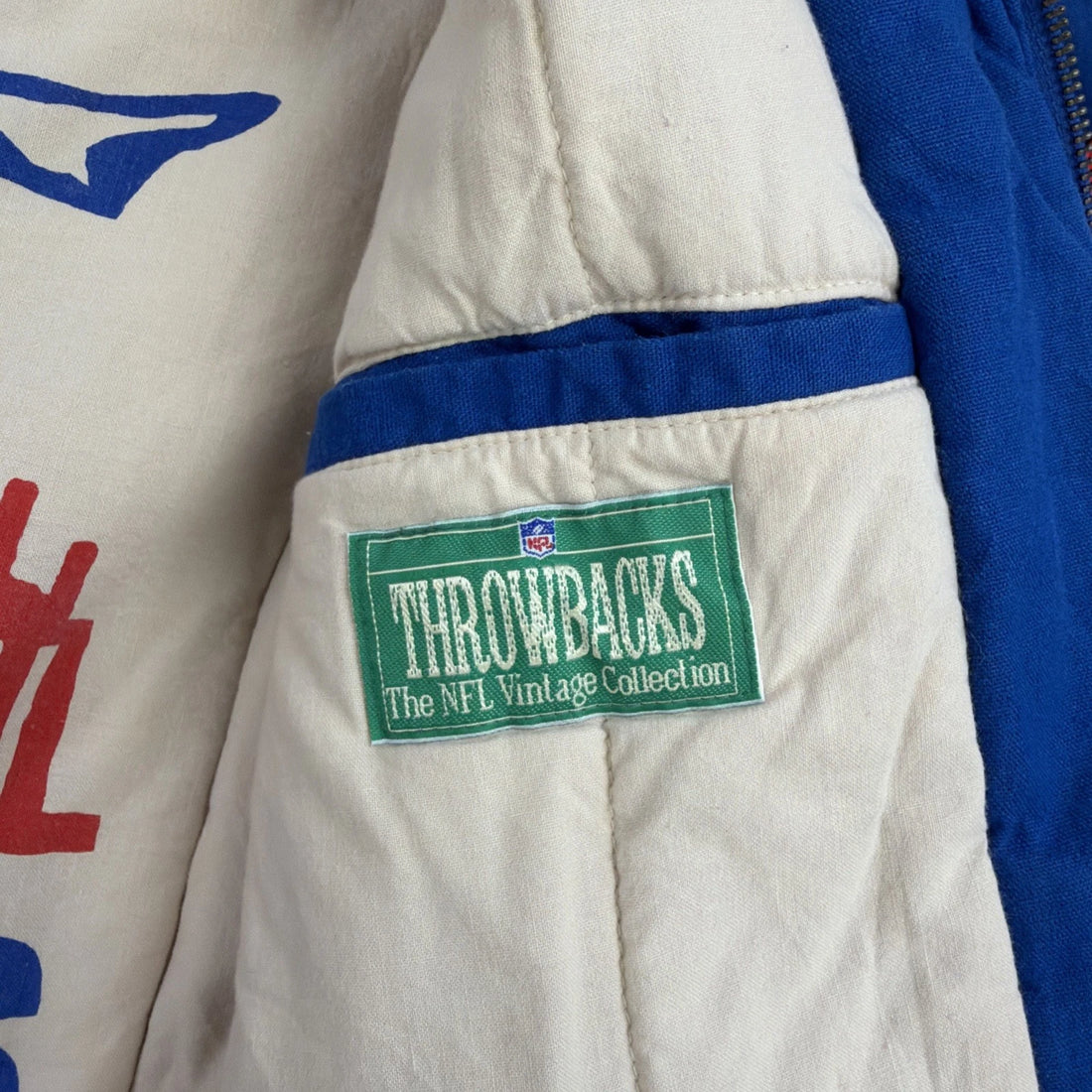 New York Giants Mirage Bomber Jacket Size Medium Throwback Collection NFL