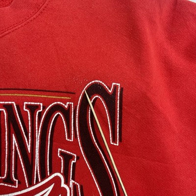 Vintage Detroit Red Wings Sweatshirt Crewneck Size 2XL 90s NHL