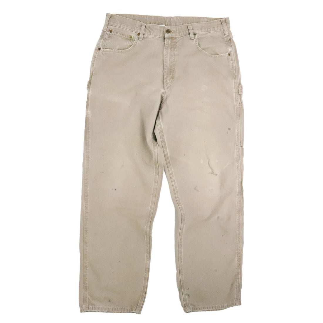 Carhartt Carpenter Work Pants Size 36 X 34 Tan