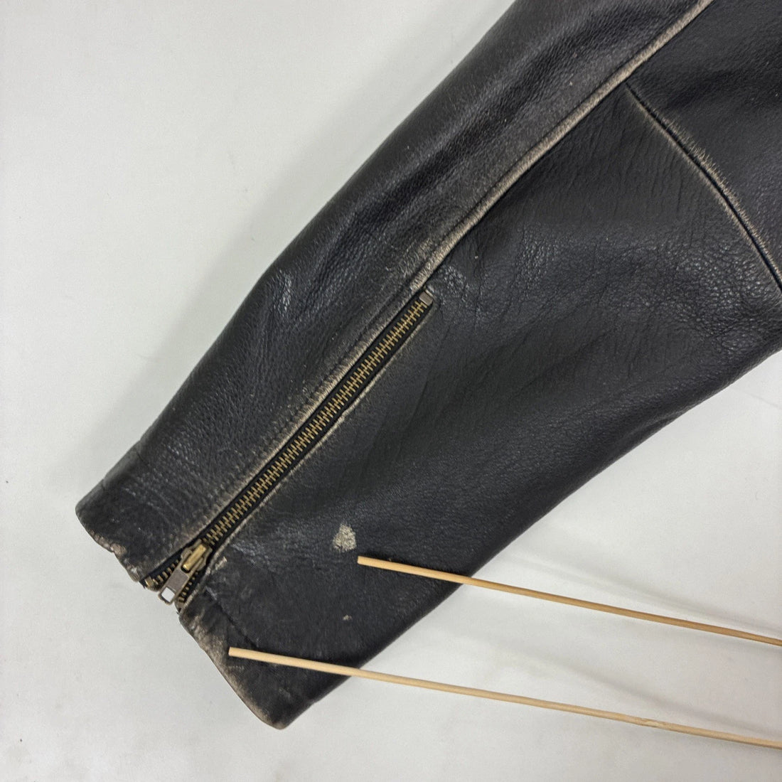 Wilson M Julian Leather Motorcycle Cafe Racer Jacket Size XL