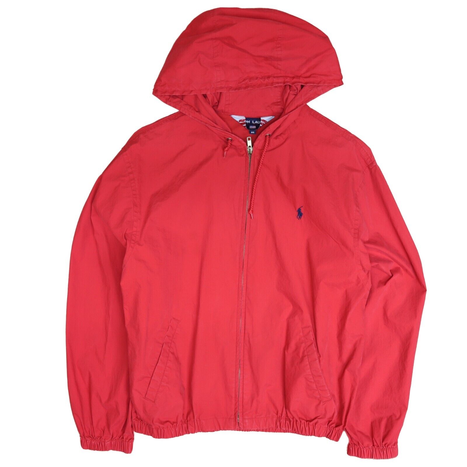 Vintage Polo Sport Ralph Lauren Light Jacket Size Small Red – Throwback  Vault