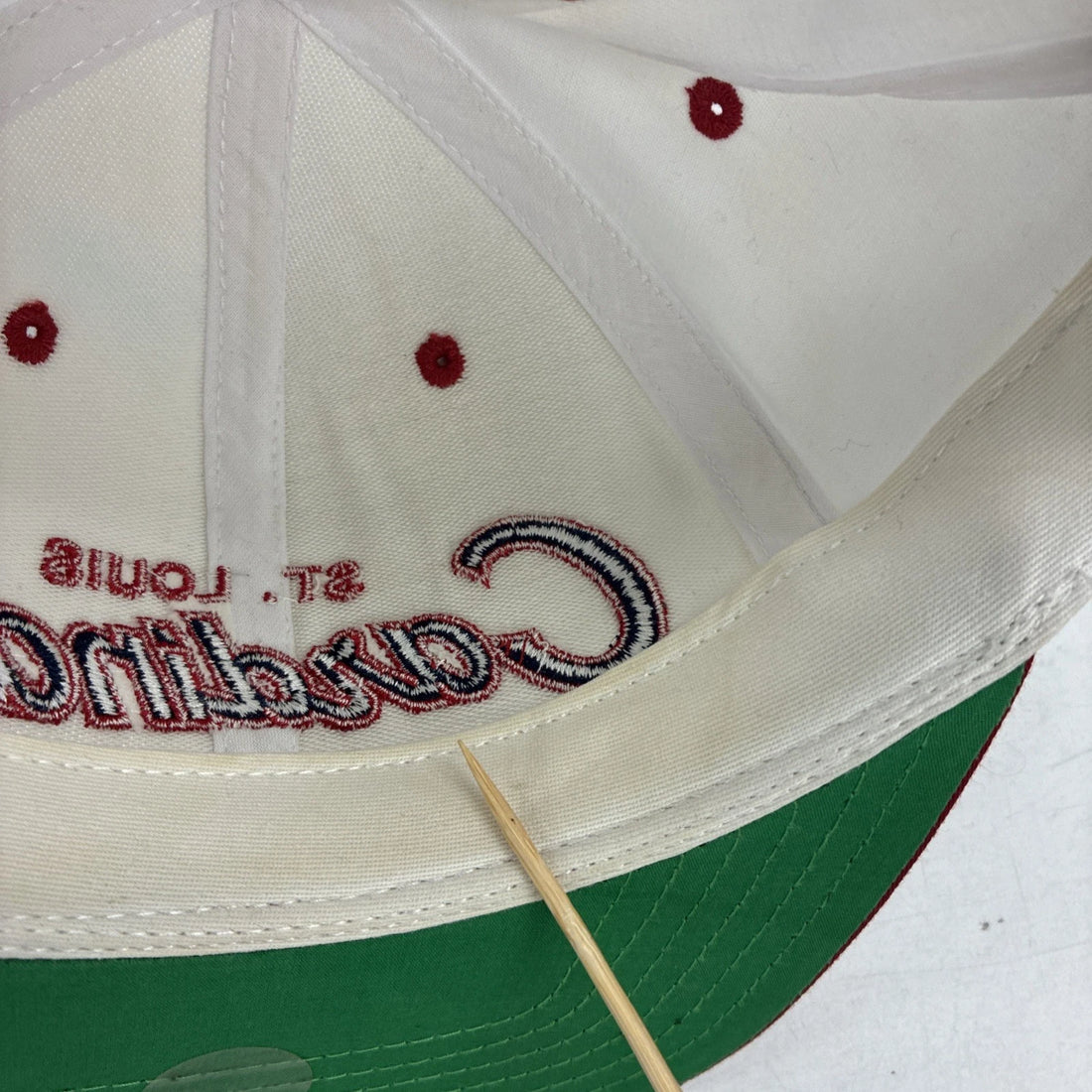 St. Louis Cardinals Script American Needle Snapback Hat OSFA MLB