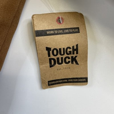 Tough Duck Canvas Work Jacket Size Large Brown NWT