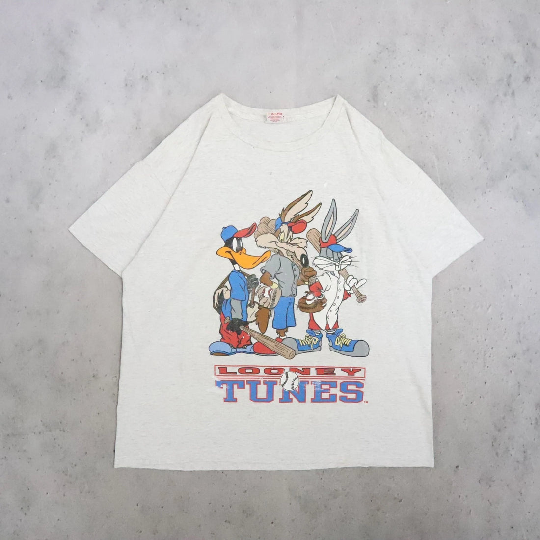 Vintage Looney Tunes Baseball Cartoon T-Shirt Size XL 90s