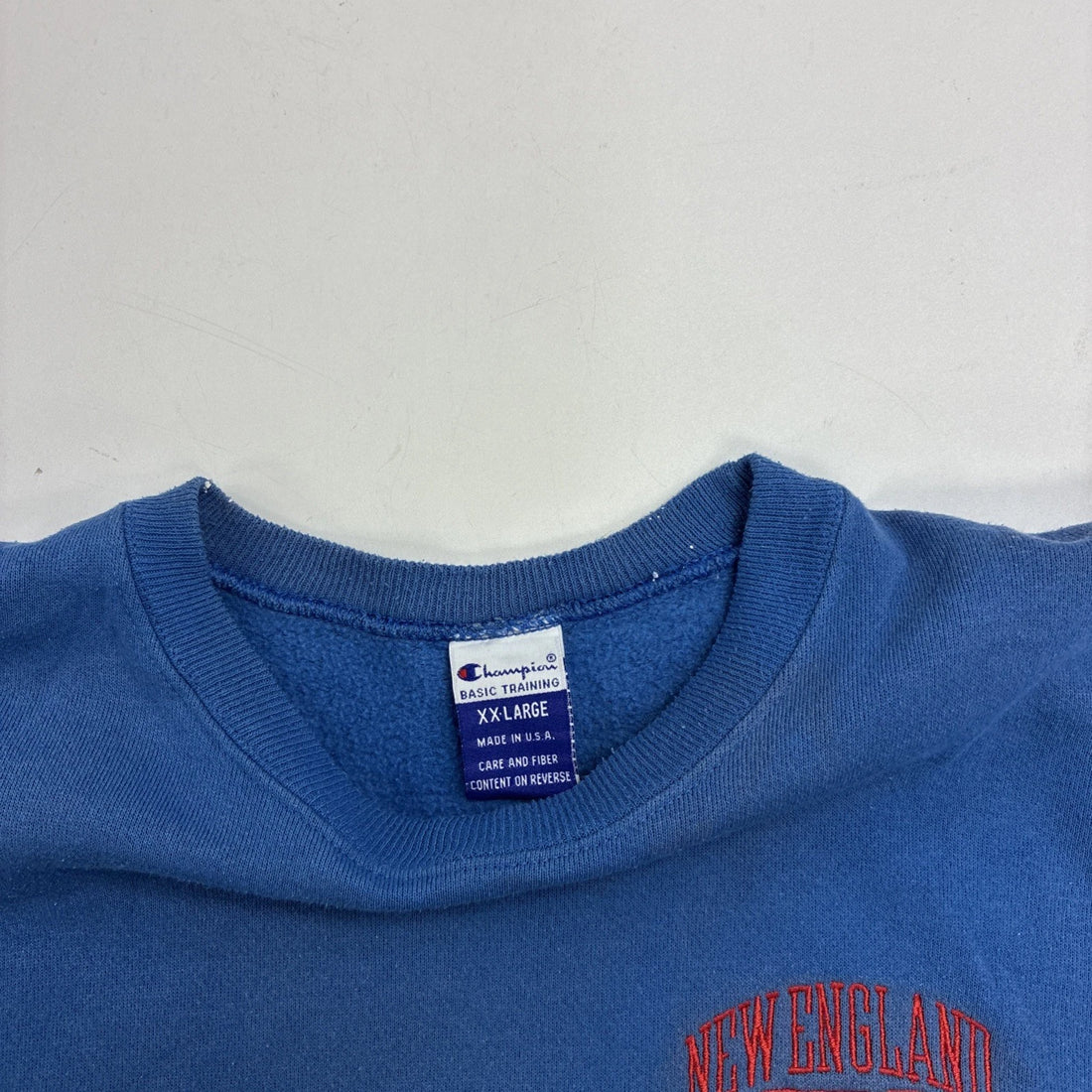 Vintage New England Patriots Champion Sweatshirt Crewneck Size 2XL 90s NFL