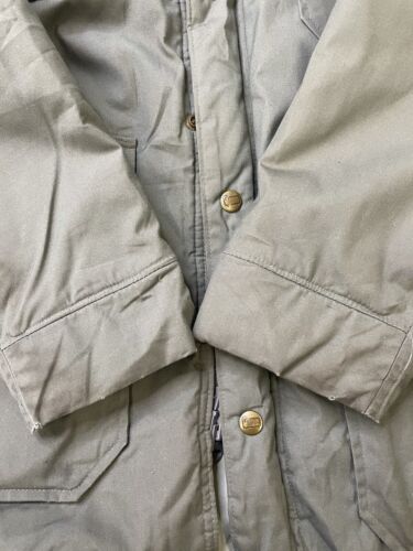 Vintage Woolrich Parka Coat Jacket Size Medium Gray Green Insulated