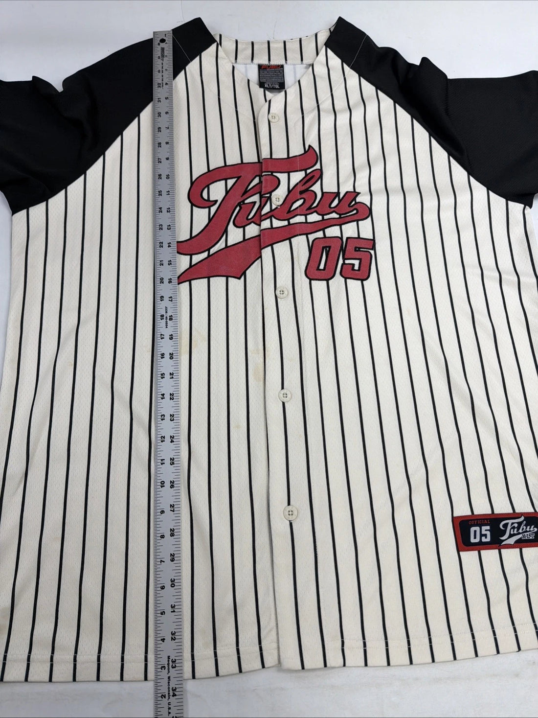 Vintage FUBU Baseball Jersey Size XLT Y2K