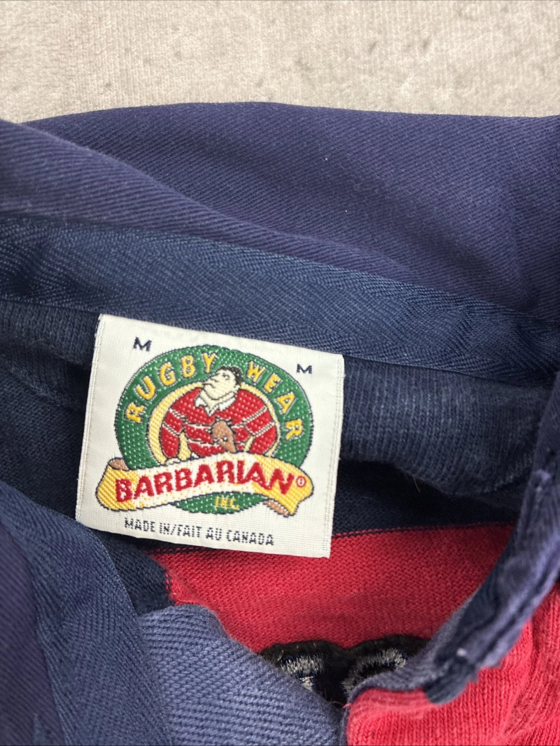 Vintage WT Field Hockey Barbarian Rugby Shirt Size Medium