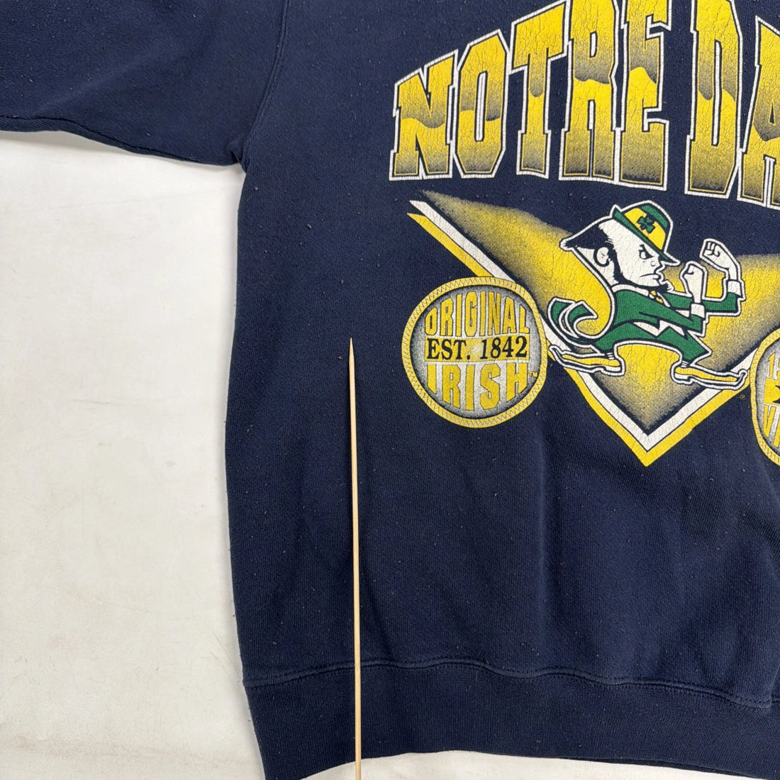Vintage Notre Dame Fighting Irish Crewneck Sweatshirt Size Medium NCAA