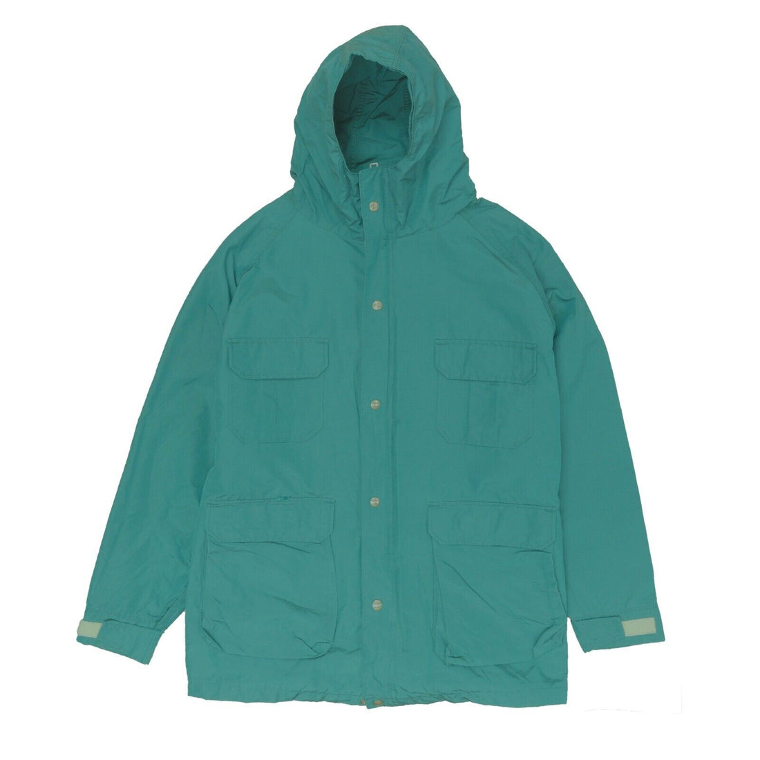 Vintage Woolrich Field Work Coat Jacket Size XL Green 80s