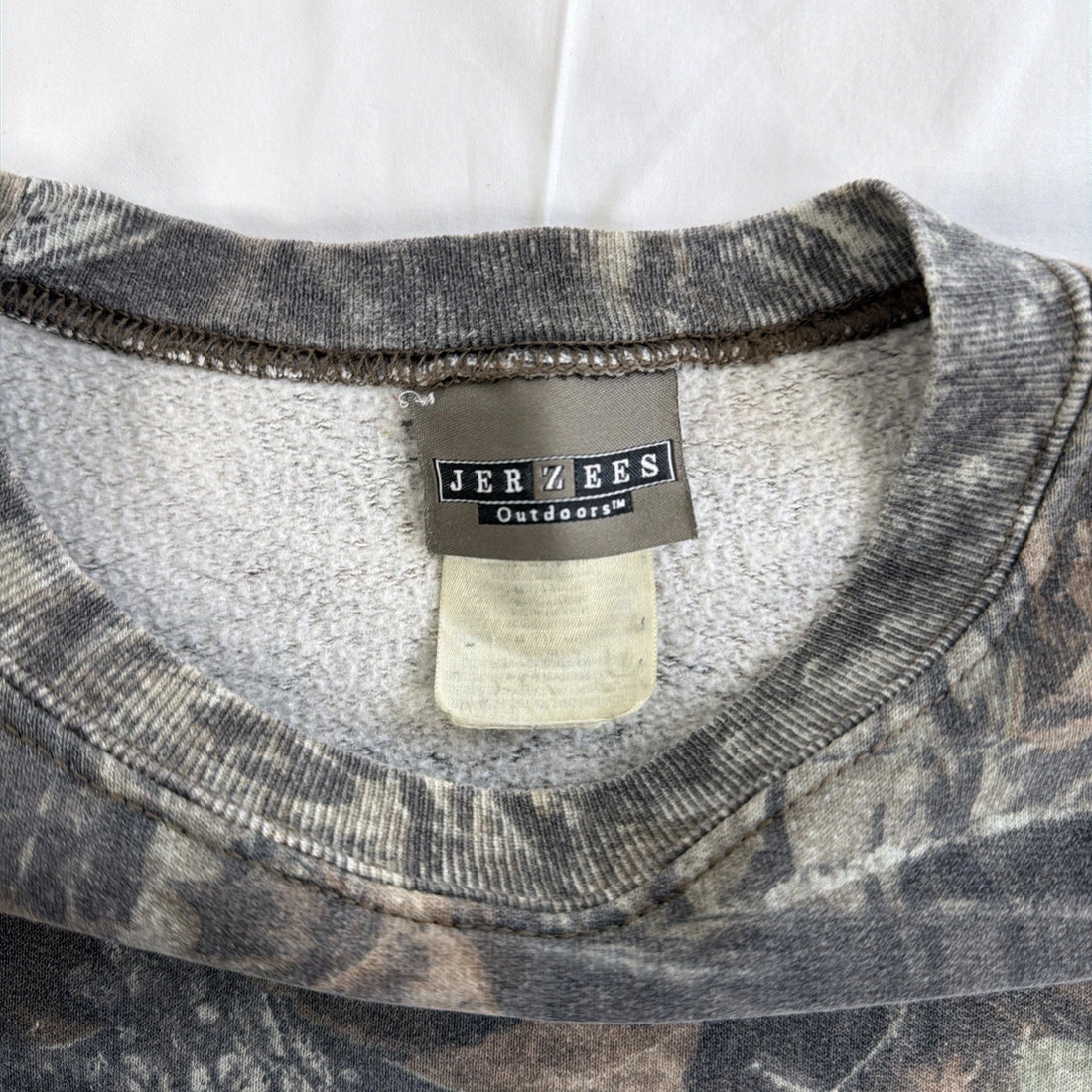 Mossy Oak Breakup Camo Crewneck Sweatshirt Size Medium