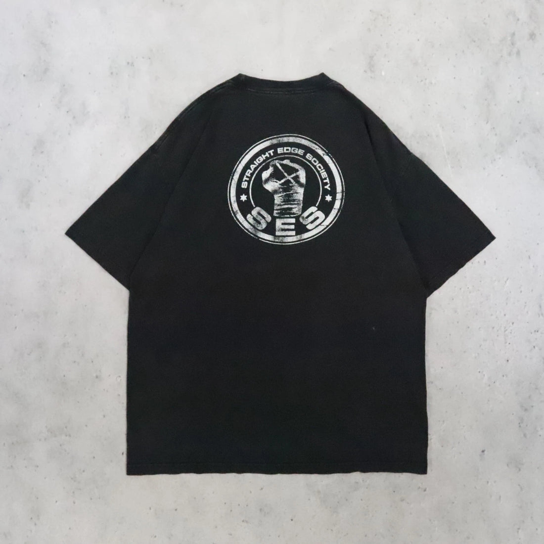 CM Punk Straight Edge Society Wrestling T-Shirt Size XL WWE