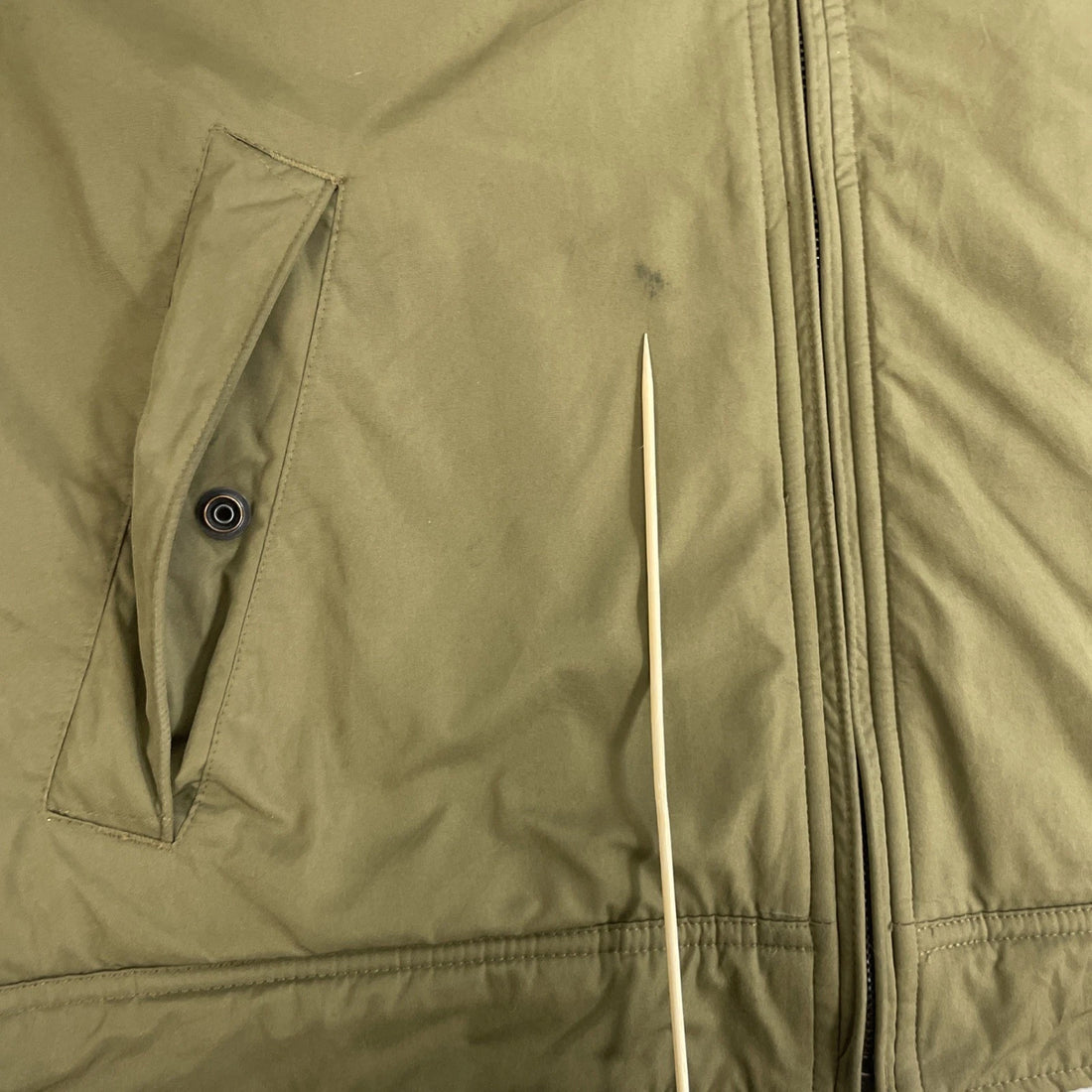Vintage Polo Ralph Lauren Bomber Jacket Size Large Green Fleece Lined