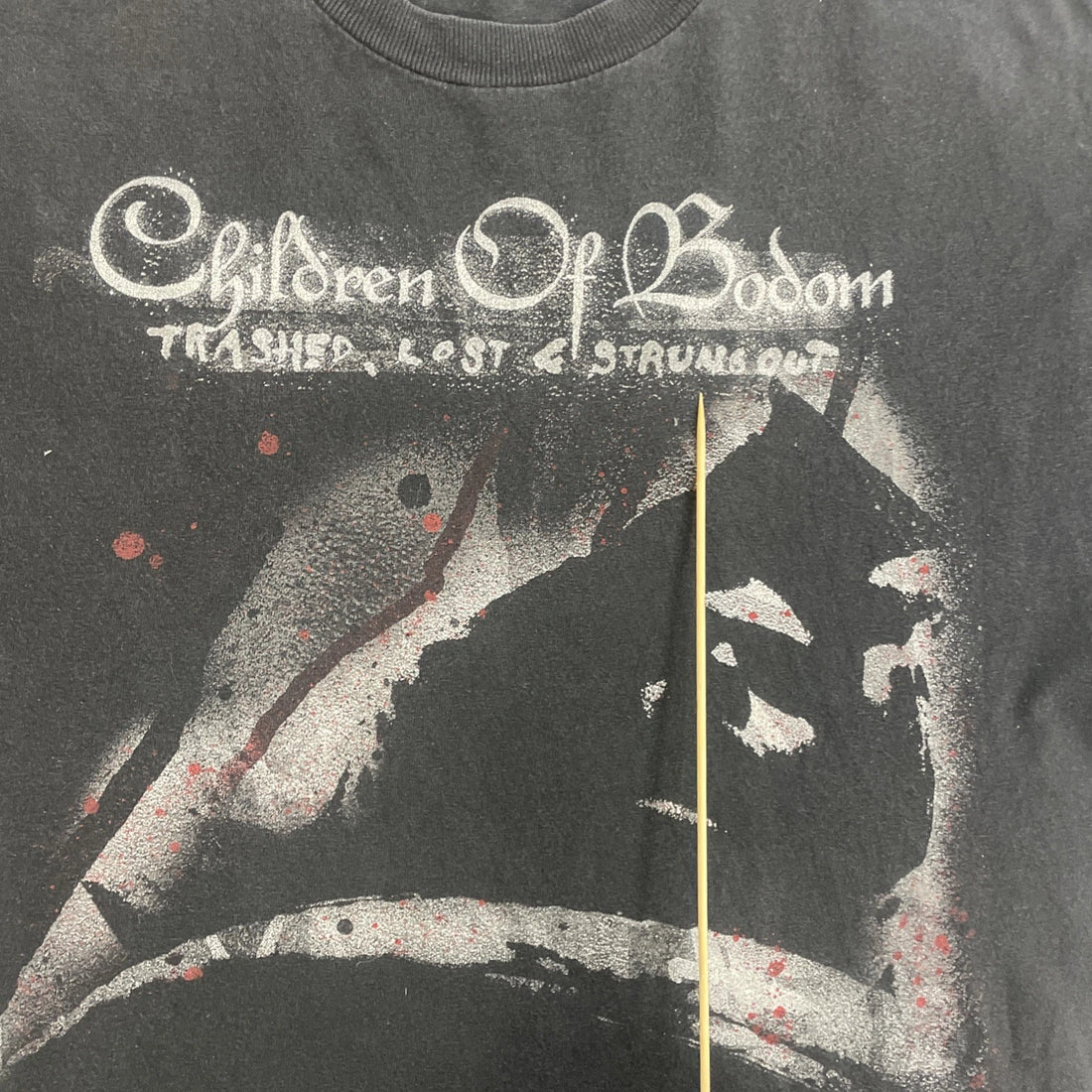 Vintage Children Of Bodom Trashed Lost Sprung Out T-Shirt Size Large 2004