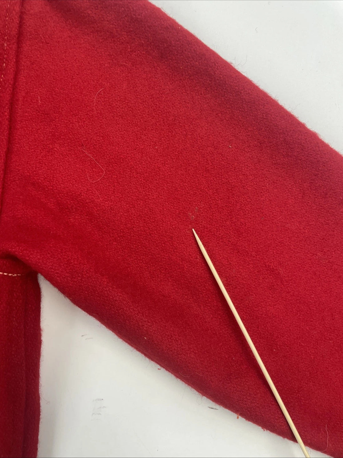 Vintage Johnson Woolen MIlls Wool Jacket Size Large Red