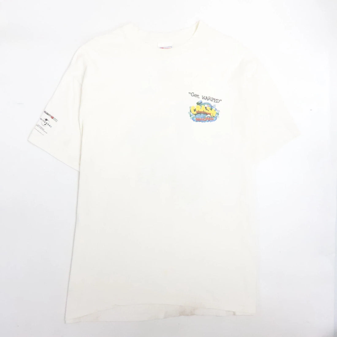 Vintage Crash Bandicoot 3 Warped T-Shirt Size XL Playstation Video Game Promo