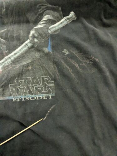 Vintage Star Wars Episode I Jedi Vs Sith T-Shirt 3XL Darth Maul Movie Promo