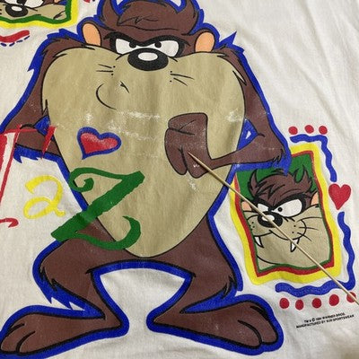 Vintage Taz Tazmanian Devil T-Shirt Size XL 1994 90s