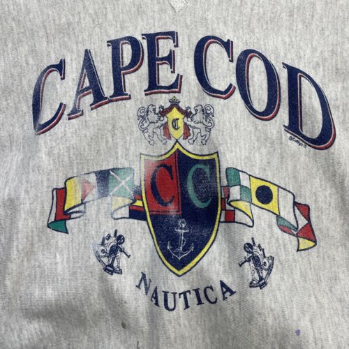 Vintage Cape Cod Nautica Crewneck Sweatshirt Size Medium