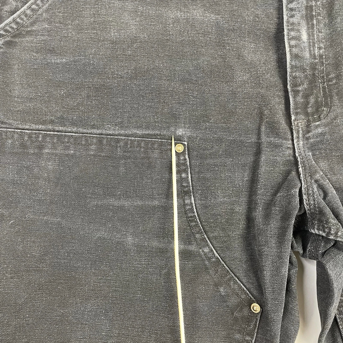 Carhartt Double Knee Canvas Carpenter Work Pants Size 38 X 30 Black