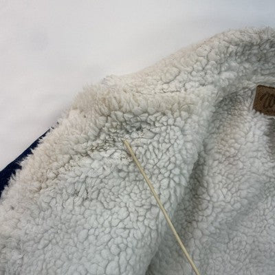 Vintage Wrangler Western Denim Jacket Size Medium Sherpa Lined