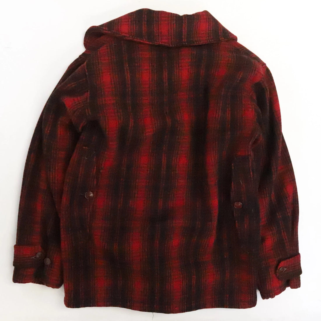Vintage Woolrich Wool Mackinaw Hunting Coat Jacket Size 38 Plaid