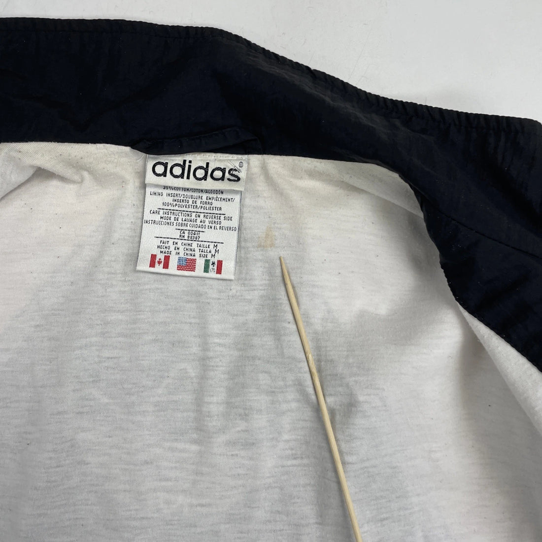 Vintage Adidas Windbreaker Light Jacket Size Medium