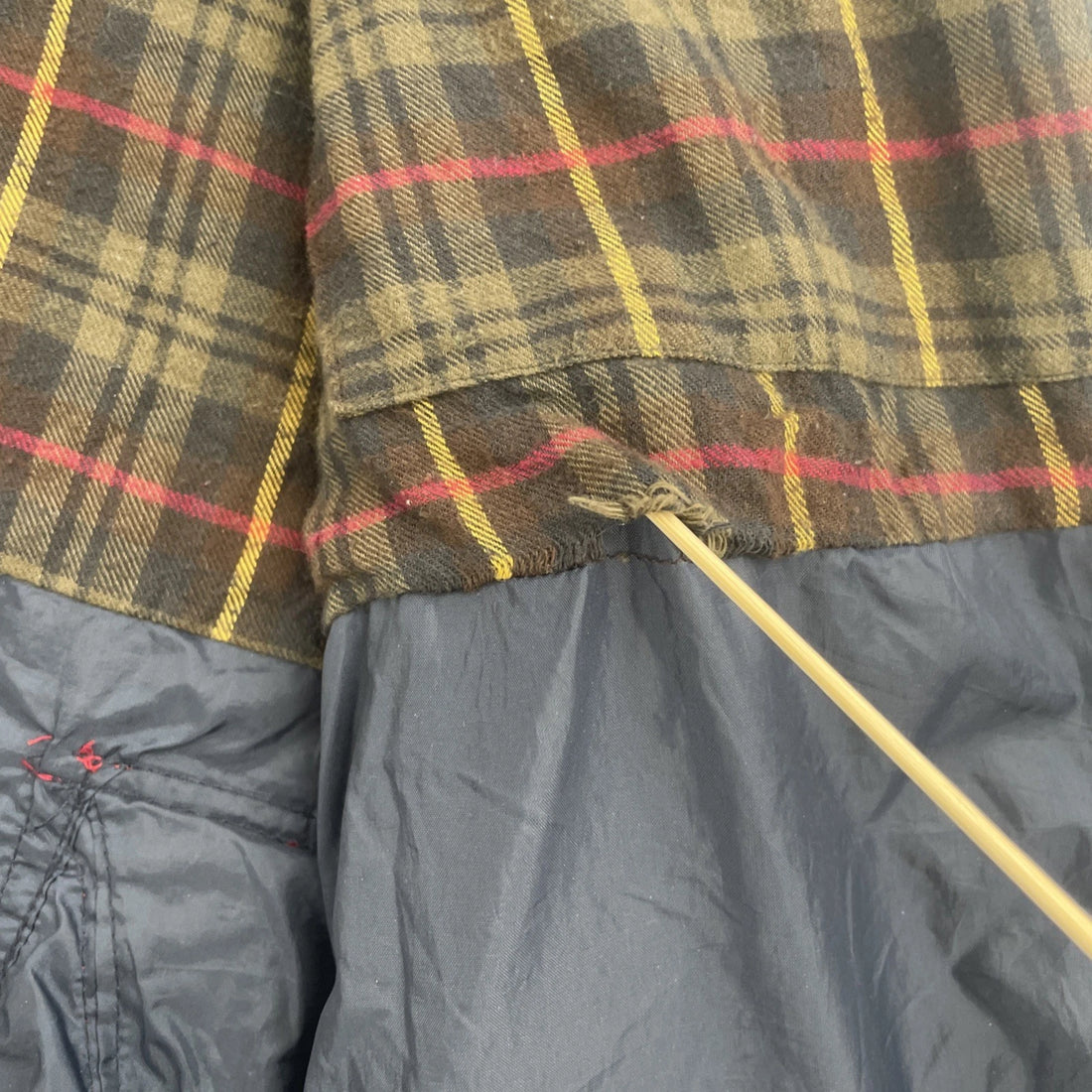 Oxford Blues Wax Field Coat Jacket Size Large Red