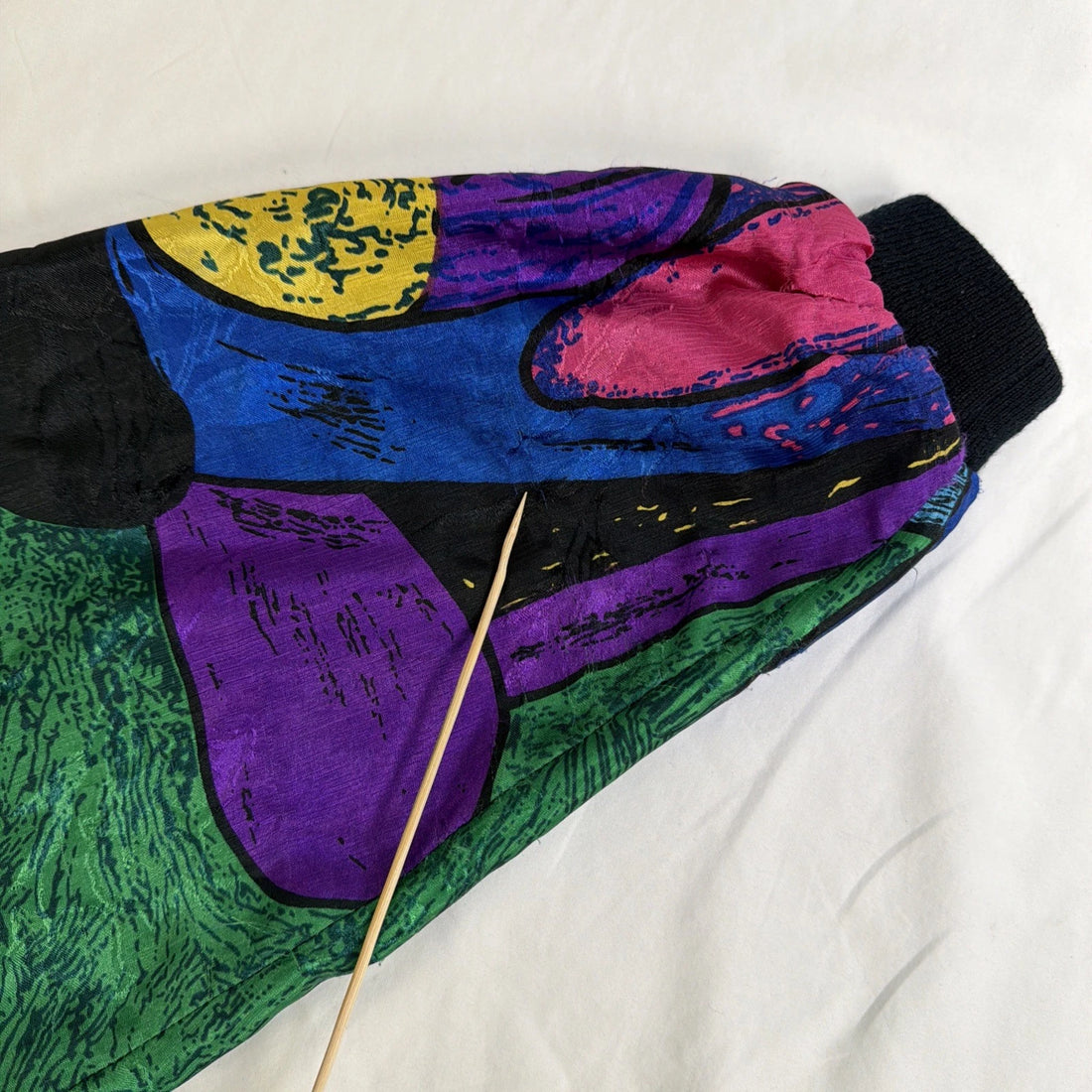 Vintage Picasso Bomber Jacket Size Large Art All Over Print