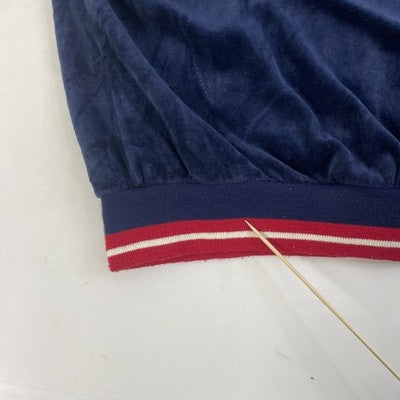 Vintage Pierre Cardin Velour Light Track Jacket Size Large Y2K
