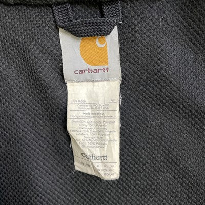 Vintage Carhartt Full Zip Sweatshirt Hoodie Size XL Brown Thermal Lined