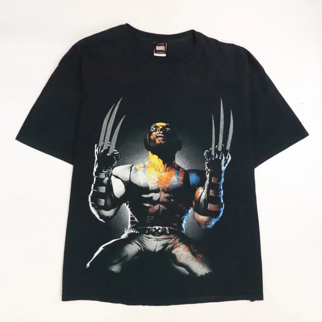 Vintage Wolverine Marvel Mad Engine T-Shirt Size 2XL Comic